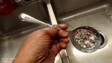 Load image into Gallery viewer, Vintage Godinger Silver Plated Spoon and Cranberry Server Set