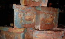 Load image into Gallery viewer, Lavender/Kiss And Tell Double Helix swirl soap