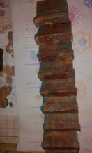 Load image into Gallery viewer, Lavender/Kiss And Tell Double Helix swirl soap