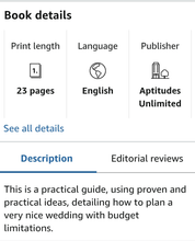 Load image into Gallery viewer, Book: How To Plan The Perfect Wedding On A Shoestring Budget
