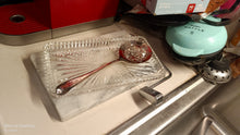 Load image into Gallery viewer, Vintage Godinger Silver Plated Spoon and Cranberry Server Set
