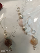 Load image into Gallery viewer, Jasper earrings and pendant.
