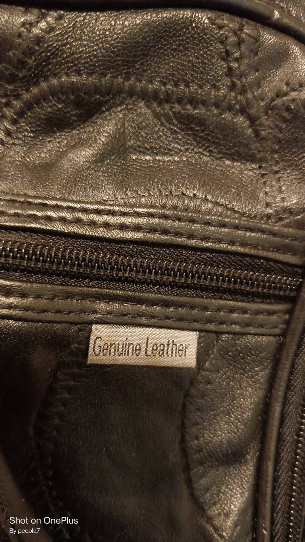 Patchwork Leather backpack.