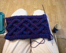 Load image into Gallery viewer, Hand Knit Clutch Purse.
