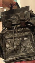Load image into Gallery viewer, Patchwork Leather backpack.

