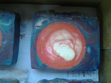 Load image into Gallery viewer, Sunset swirl soap
